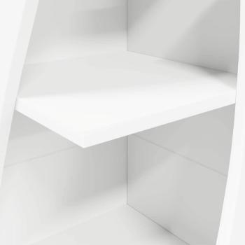 Eckschrank Weiß 32x32x140cm Holzwerkstoff