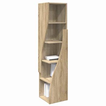 Eckschrank Weiß 32x32x140cm Holzwerkstoff