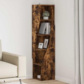 ARDEBO.de - Eckschrank Weiß 32x32x140cm Holzwerkstoff