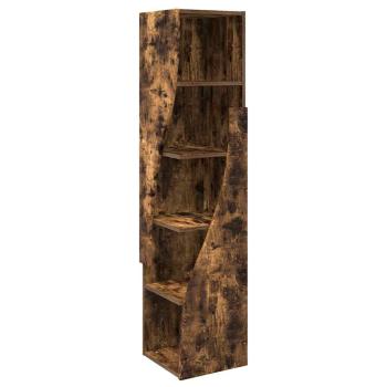 Eckschrank Weiß 32x32x140cm Holzwerkstoff