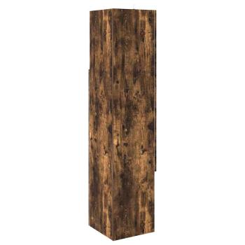 Eckschrank Weiß 32x32x140cm Holzwerkstoff