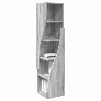 Eckschrank Weiß 32x32x140cm Holzwerkstoff