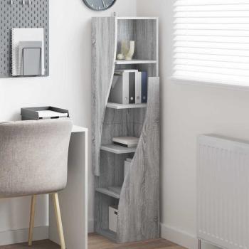 Eckschrank Weiß 32x32x140cm Holzwerkstoff