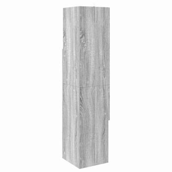 Eckschrank Weiß 32x32x140cm Holzwerkstoff