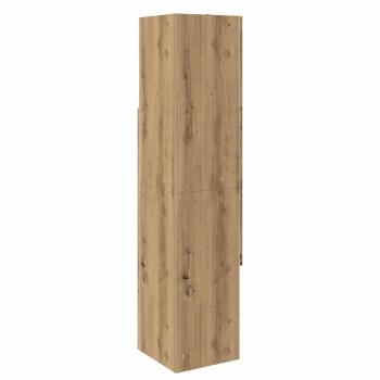 Eckschrank Weiß 32x32x140cm Holzwerkstoff