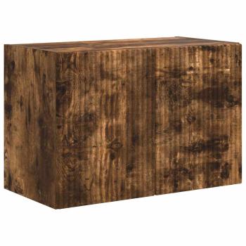 TV-Wandschrank Wandmontiert Geräucherte Eiche 59,5 x 31 x 40 cm