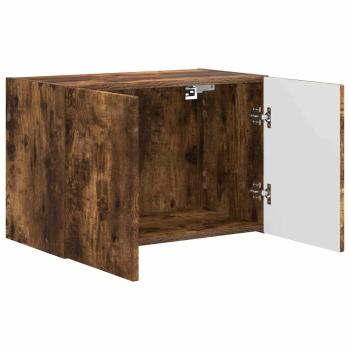 TV-Wandschrank Wandmontiert Geräucherte Eiche 59,5 x 31 x 40 cm