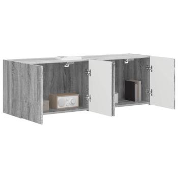 TV-Wandschrank 2 pcs Graues Sonoma 59,5 x 31 x 40 cm