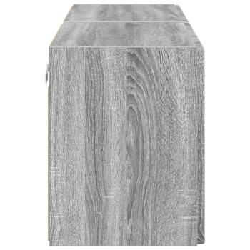 TV-Wandschrank 2 pcs Graues Sonoma 59,5 x 31 x 40 cm