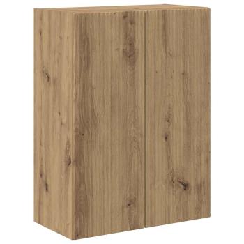 TV-Wandschrank Weiß 59,5 x 31 x 60 cm Holzwerkstoff