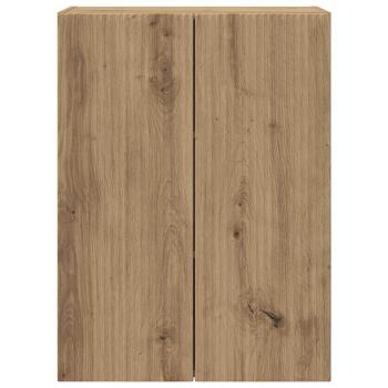 TV-Wandschrank Weiß 59,5 x 31 x 60 cm Holzwerkstoff