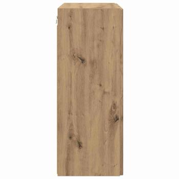 TV-Wandschrank Weiß 59,5 x 31 x 60 cm Holzwerkstoff