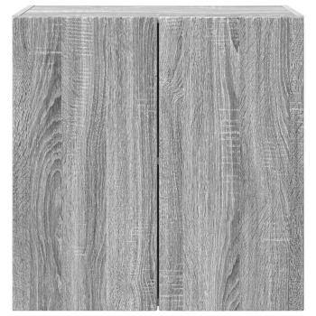 ARDEBO.de - TV-Wandschrank Graues Sonoma 59,5 x 31 x 60 cm Holzwerkstoff