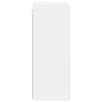 TV-Wandschrank Weiß 59,5 x 31 x 80 cm Holzwerkstoff