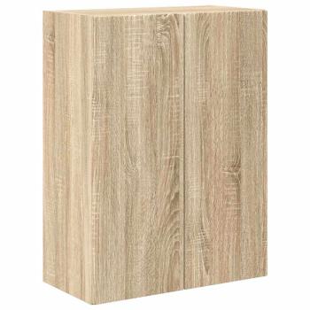 TV-Wandschrank Sonoma-Eiche 59,5 x 31 x 80 cm Holzwerkstoff