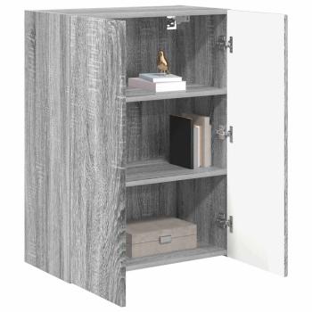 ARDEBO.de - TV-Wandschrank Graues Sonoma 59,5 x 31 x 80 cm Holzwerkstoff