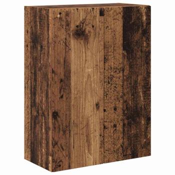 ARDEBO.de - TV-Wandschrank Altholz 59,5 x 31 x 80 cm Holzwerkstoff