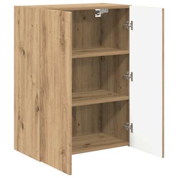TV-Wandschrank Artisan-Eiche 59,5 x 31 x 80 cm Holzwerkstoff