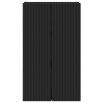 TV-Wandschrank Schwarz 59,5 x 31 x 100 cm Holzwerkstoff