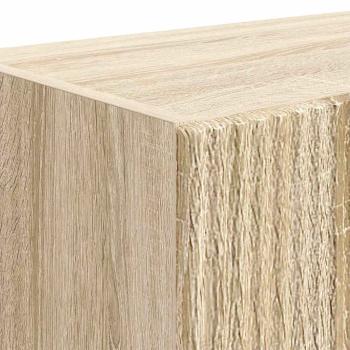 TV-Wandschrank Sonoma-Eiche 59,5 x 31 x 100 cm Holzwerkstoff