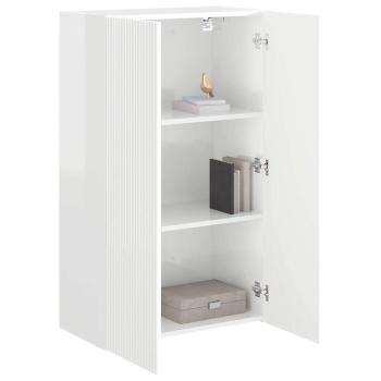 TV-Wandschrank Hochglanz Weiß 59,5 x 31 x 100 cm Holzwerkstoff