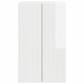 TV-Wandschrank Hochglanz Weiß 59,5 x 31 x 100 cm Holzwerkstoff