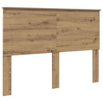 Bettrahmen Artisan-Eiche 140 x 190 cm Holzwerkstoff