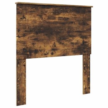 Bettrahmen Geräucherte Eiche 100 x 200 cm Holzwerkstoff