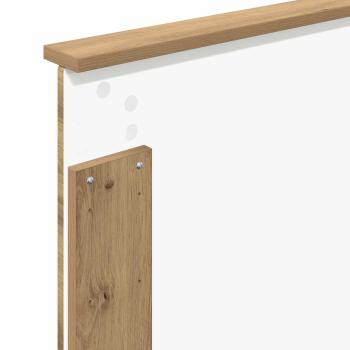 Bettrahmen Artisan-Eiche 100 x 200 cm Holzwerkstoff