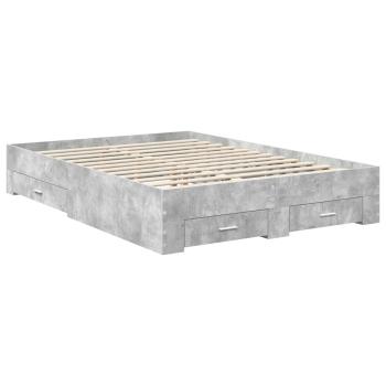 Bettrahmen mit Schubladen mit Kopfteil Holzwerkstoff