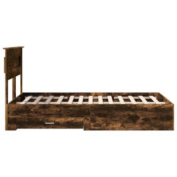 Bettrahmen mit Schubladen mit Kopfteil Holzwerkstoff