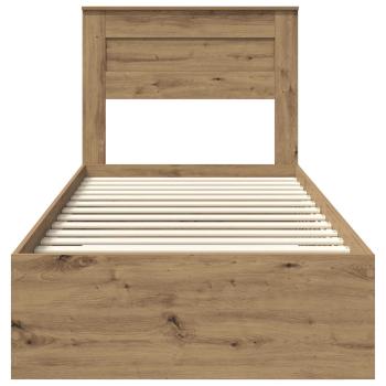 Bettrahmen mit Schubladen mit Kopfteil Holzwerkstoff