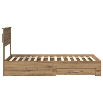 Bettrahmen mit Schubladen mit Kopfteil Holzwerkstoff