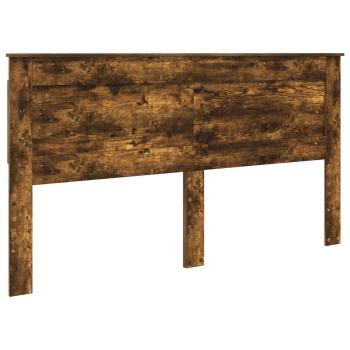 Bettrahmen Geräucherte Eiche 200 x 200 cm Holzwerkstoff