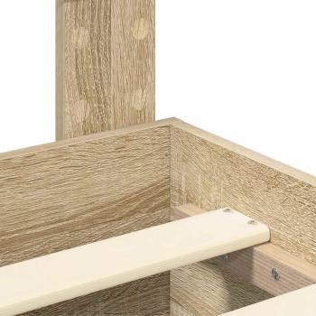 Bettgestell mit Schubladen mit Kopfteil Holzwerkstoff