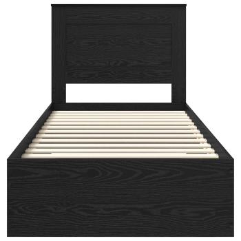 Bettgestell mit Schubladen mit Kopfteil Holzwerkstoff