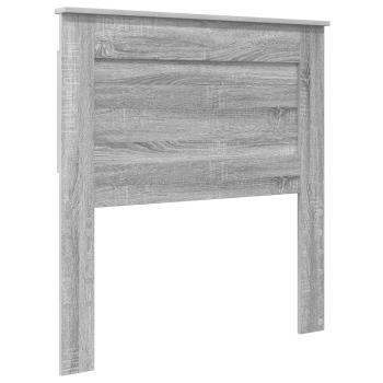 Bettrahmen Graues Sonoma 100 x 200 cm Holzwerkstoff