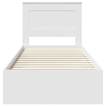 Bettgestell mit Schubladen mit Kopfteil Holzwerkstoff