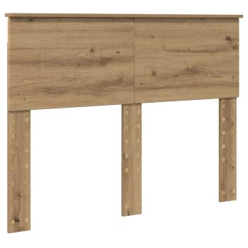 Bettrahmen Artisan-Eiche 120 x 190 cm Holzwerkstoff
