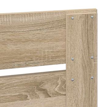 Bettgestell mit Schubladen mit Kopfteil Holzwerkstoff