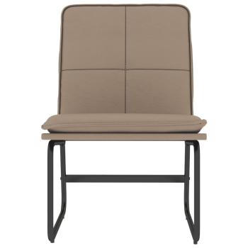 Loungesessel Cappuccino-Braun 54x75x76 cm Kunstleder