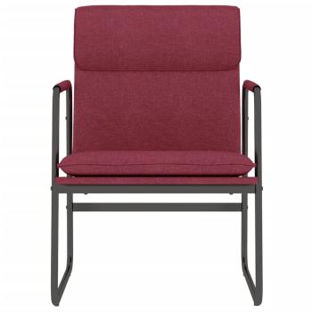 Loungesessel Weinrot 55x64x80 cm Stoff