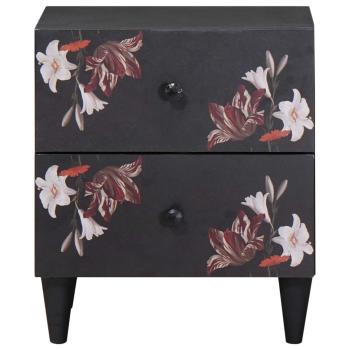 Nachttisch Braun 40 x 33,5 x 46 cm Massivholz Mango