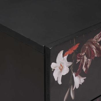 Nachttisch Braun 40 x 33,5 x 46 cm Massivholz Mango