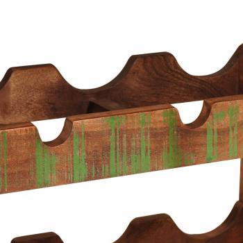 Weinregal Braun 100 x 45 x 33 cm Massives Altholz