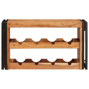 ARDEBO.de - Weinregal Braun 100 x 45 x 33 cm Massivholz Akazie