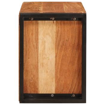 Weinregal Braun 100 x 45 x 33 cm Massivholz Akazie