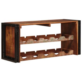 Weinregal Braun 100 x 45 x 33 cm Massives Altholz