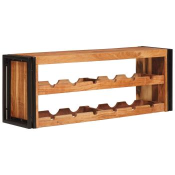 ARDEBO.de - Weinregal Braun 100 x 45 x 33 cm Massivholz Akazie