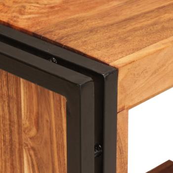 Weinregal Braun 100 x 45 x 33 cm Massivholz Akazie